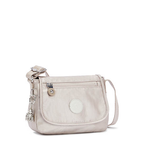 Kipling Sabian Metallic Crossbody Mini Bag Metallic Glow | CA 1348WN